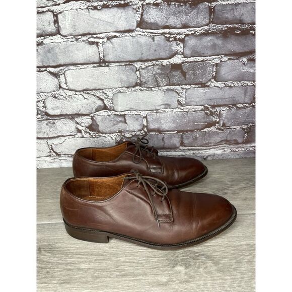 First Brown Leather Oxfords Men Sz 42.5EU/9.5M US main image 4